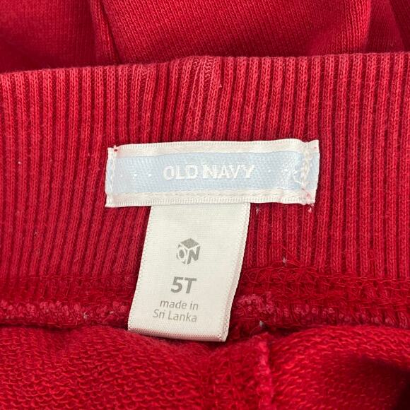 Old Navy 1994 Athletics Red Sweat Shorts - Size 5T - Picture 5 of 6